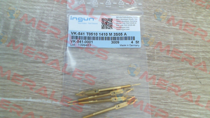 VK-541 T0510 1410 M 3S05 A Ingun
