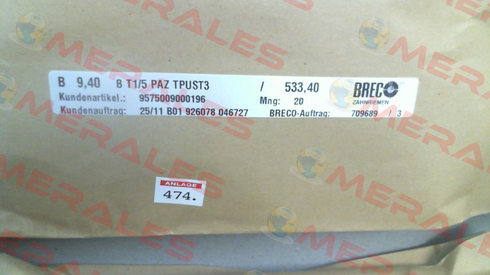 9,4 T1/5/533,4-PAZ (210XL037) Brecoflex