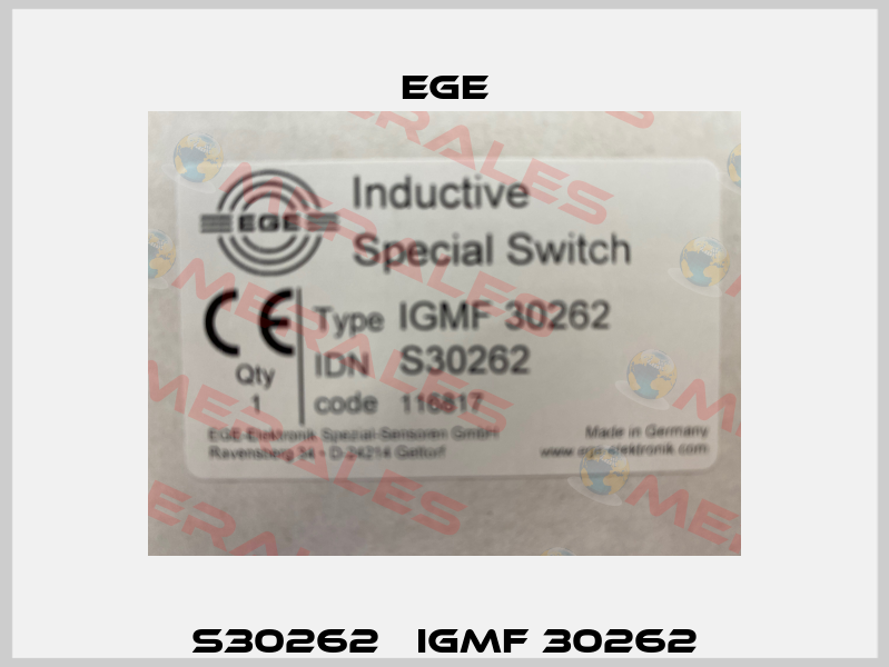 S30262   IGMF 30262 Ege