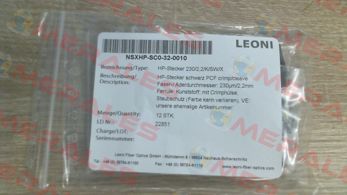 NSXHP-SC0-32-0010 Leoni