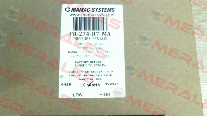 PR-274-R7-MA Mamac Systems
