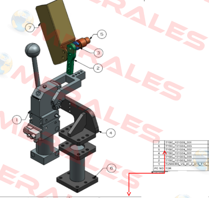 Sensor for Piston VG 40 Z A10 T12  Tünkers