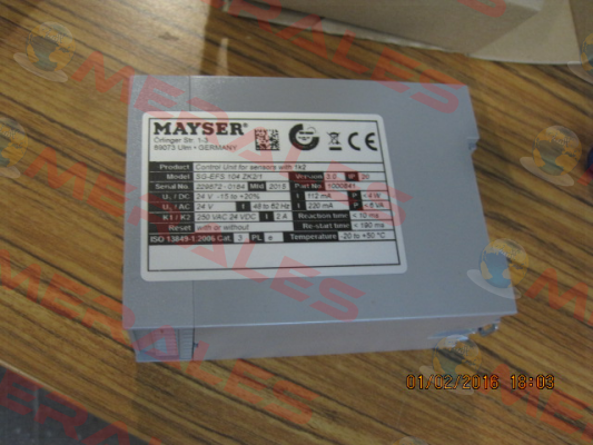 SG-EFS 104 ZK2/1 24 V AC/DC/Pb-Free 1,2 kOhm Mayser
