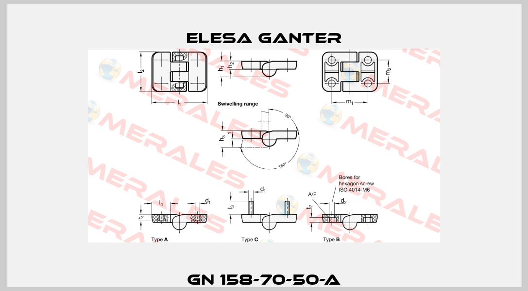 GN 158-70-50-A Elesa Ganter