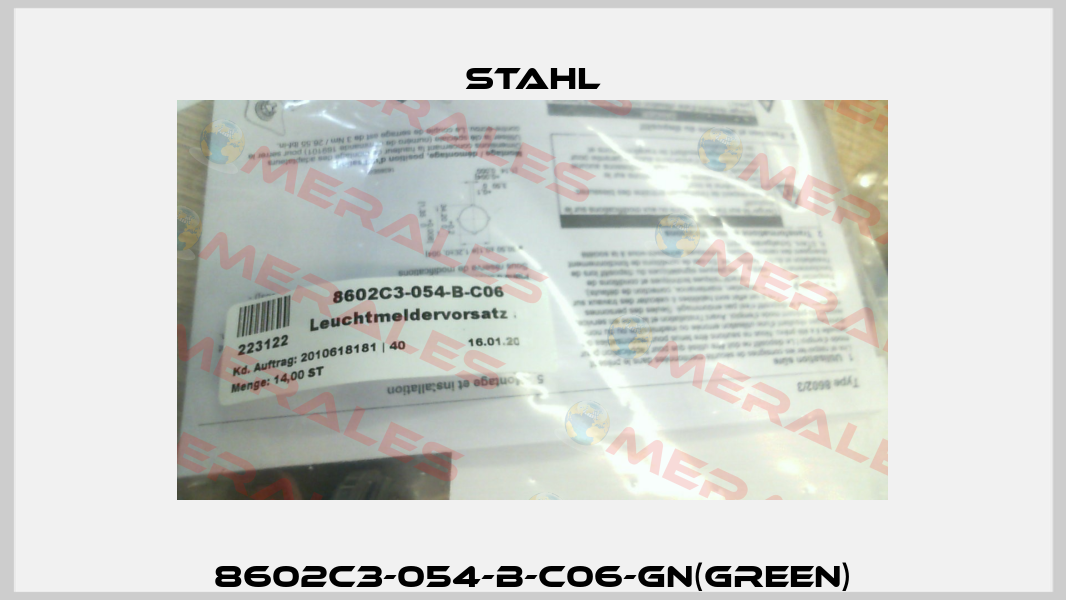 8602C3-054-B-C06-gn(Green) Stahl