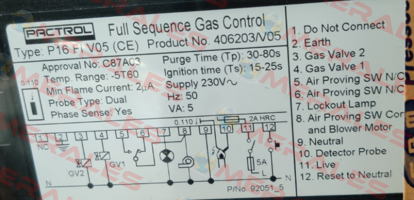 406203 V05 (CE) PAC40077 Pactrol