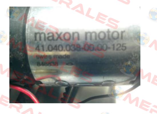 41.040.038-00.00-125 Maxon