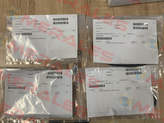 Rebuild kit for CEAM 706/3N/A-V Lowara