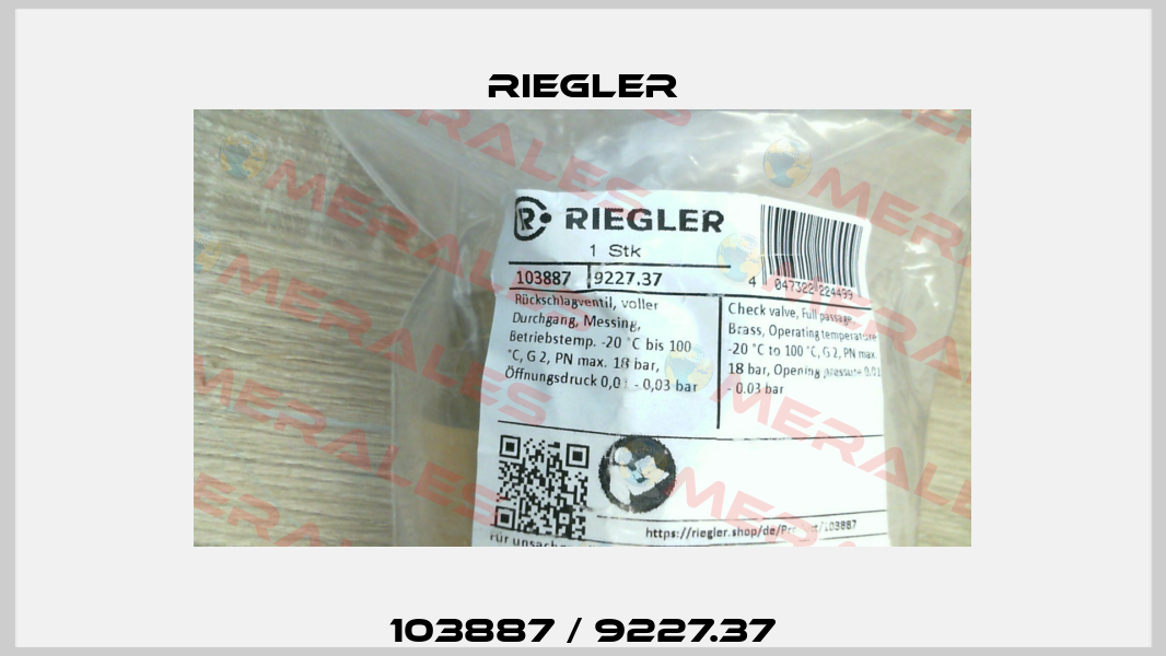 103887 / 9227.37 Riegler