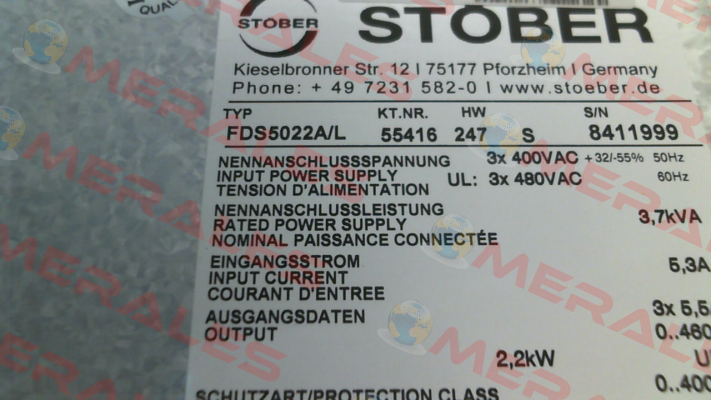 FDS5015A/L Stober