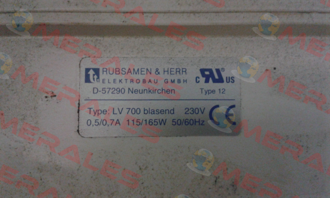 LV 700 230V АС Rübsamen & Herr