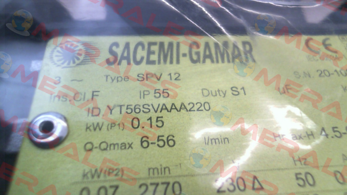 SPV 12 - 220 Sacemi