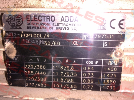 F CP100L/4 Electro Adda