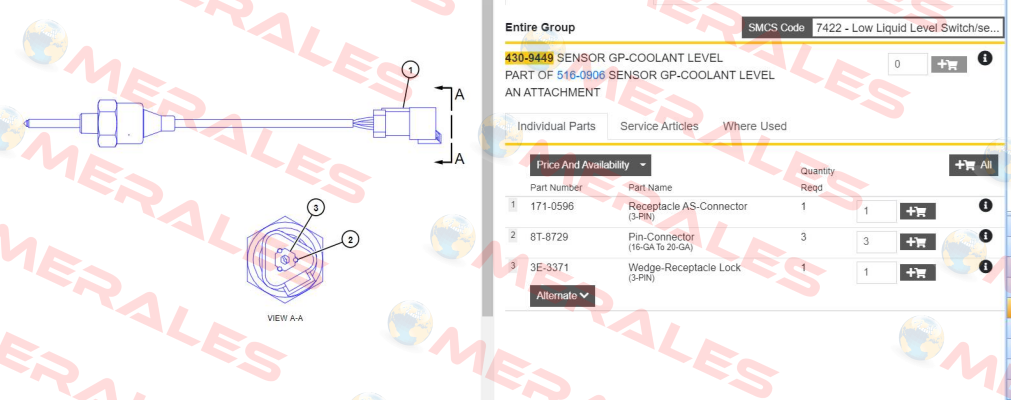 00-4309449 Caterpillar