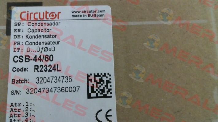 R2324L CSB-44/60 Circutor