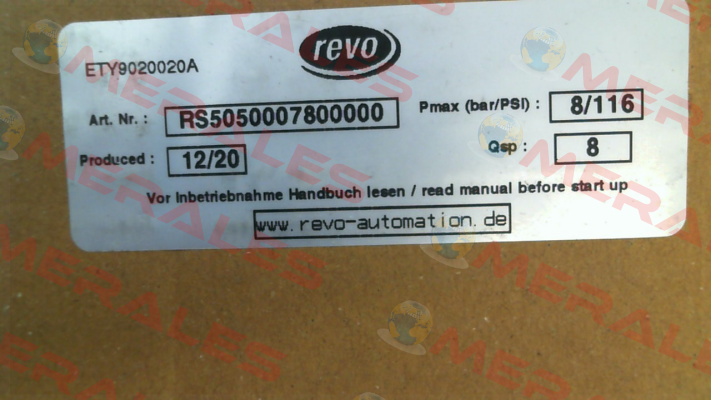 RS5050007800000 Revo