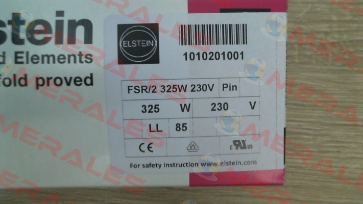 FSR/2 325 W 230 V Elstein