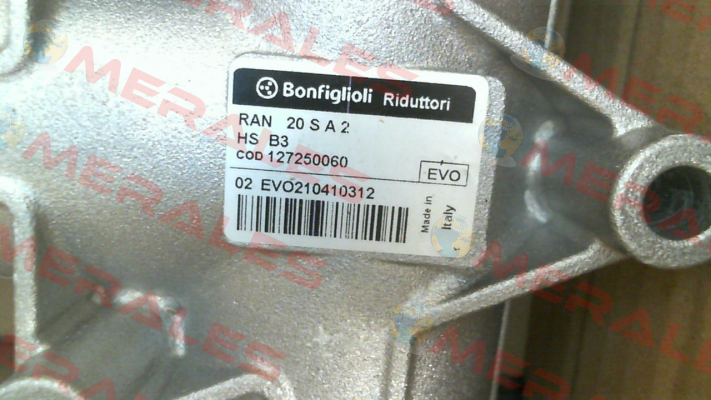127250060 / RAN 20 S A 2 HS B3 Bonfiglioli