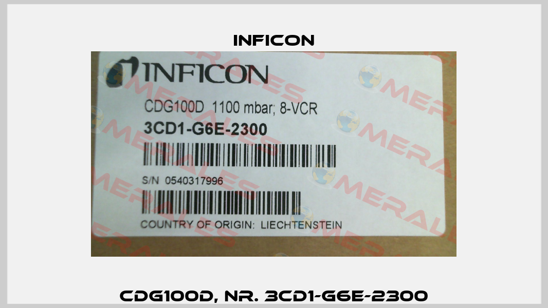 CDG100D, Nr. 3CD1-G6E-2300 Inficon