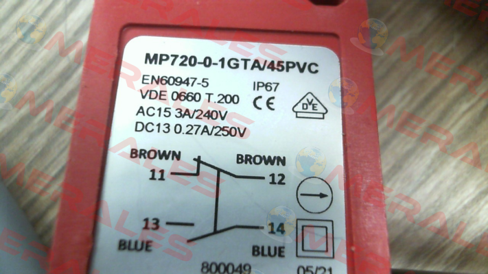 MP720-0-1GTA/45 Microprecision Electronics SA