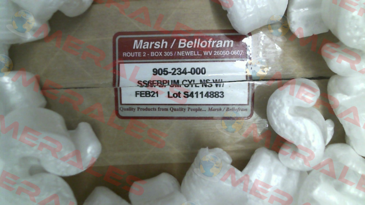 905-234-000 Ref: SS-6-F-BP-UM-NS Bellofram
