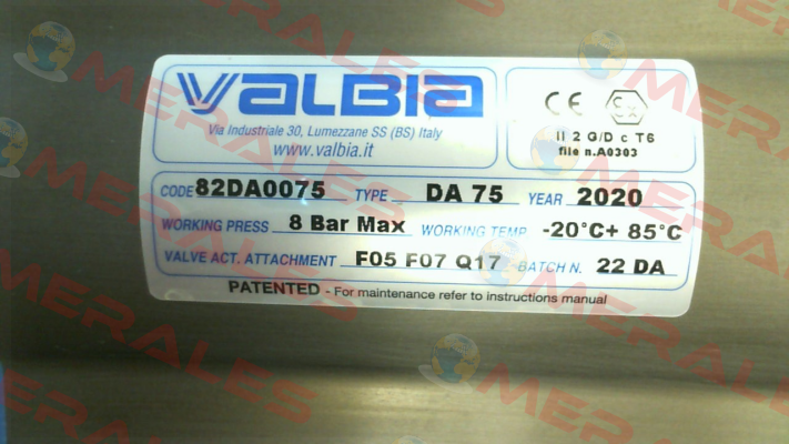 DA75 Valbia