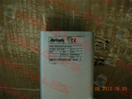 APRICOLOR 24V SAAR Aprimatic