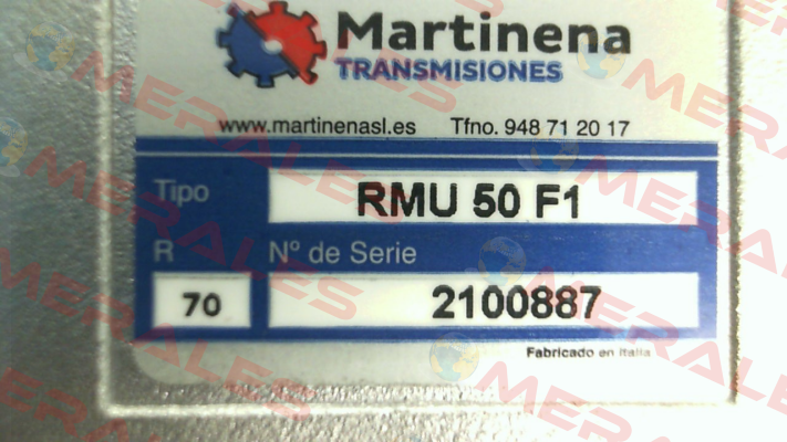 RMU 50 F1 1/70 71B14 Martinena