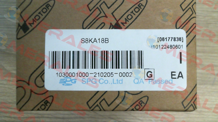 S8I25GX-TCE + SPG S8KA18B Spg Motor