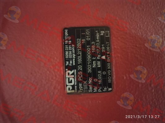PCS20 160L2/12B02 PGR Drive Technologies
