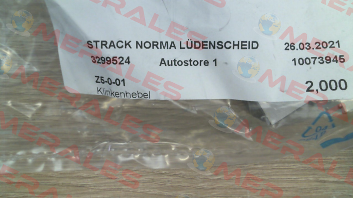 p/n: 69996; Type: Z5-0-01 Strack