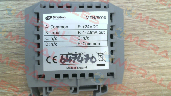 MTN/8006 Monitran