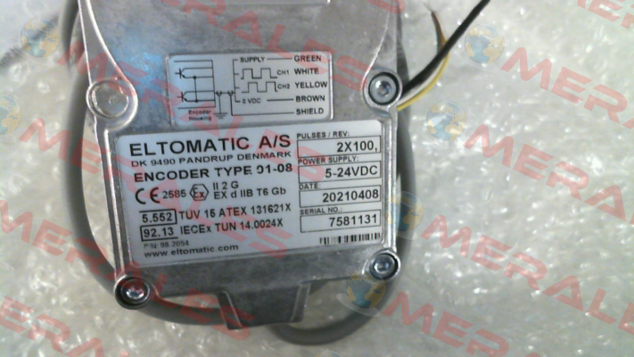 Type 01-08 P/N 98.2054 Eltomatic