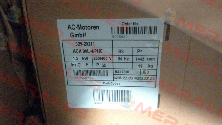 IE3AC09L4000 AC Motoren
