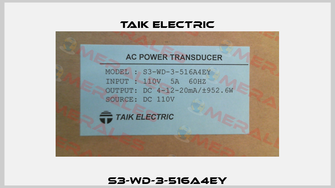 S3-WD-3-516A4EY TAIK ELECTRIC