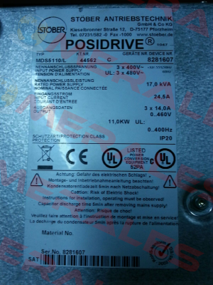Typ: MDS5110/L Stober