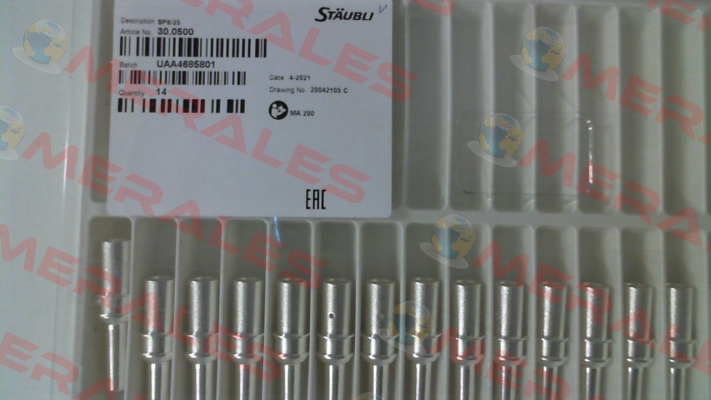 30.0500 SP8/25 Staubli