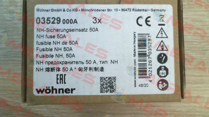 03529 (pack x3) Wöhner