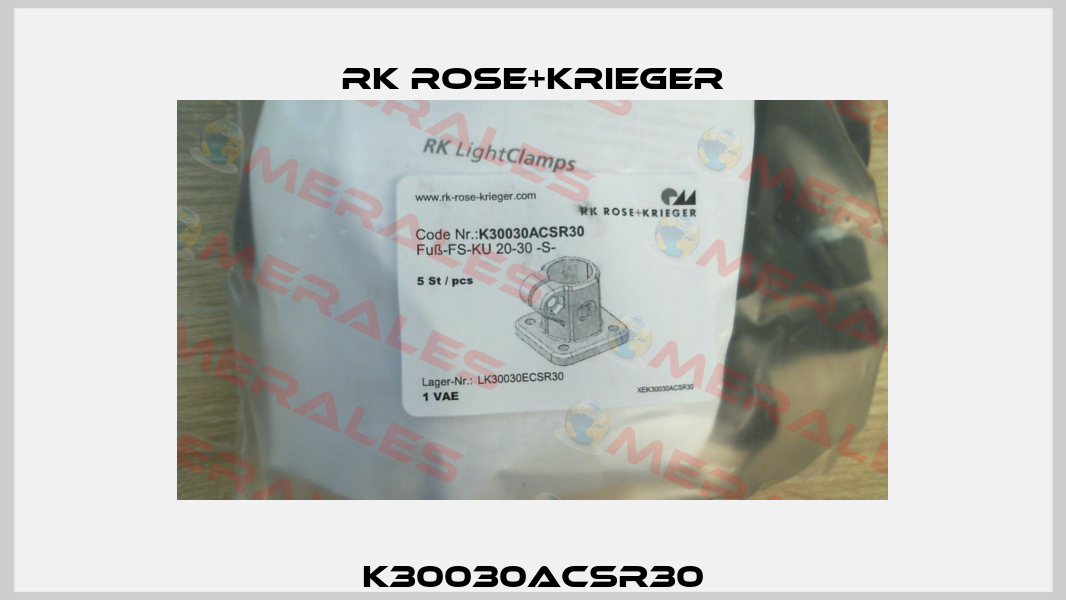 K30030ACSR30 RK Rose+Krieger
