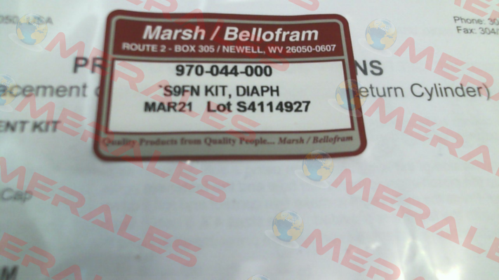 970-044-000 Bellofram