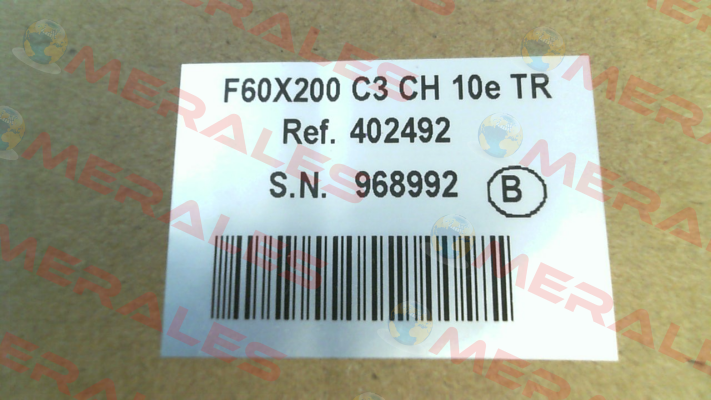 402492 / F60X200 C3 CH 10e TR Scaime