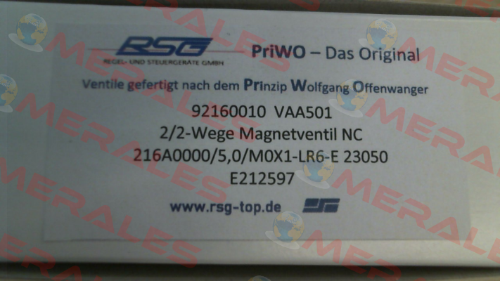 VAA 501 OFFENWANGER