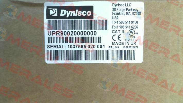 UPR900-20000000 Dynisco