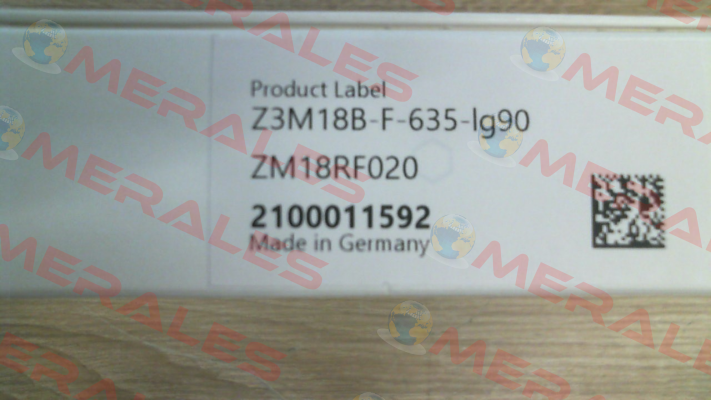 ZM18RF020 / Z3M18B-F-635-LG90 Z-LASER