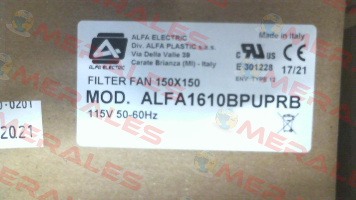 ALFA 1610 BPUPRB Alfa Electric
