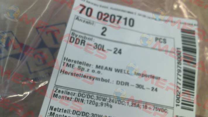 DDR-30L-24 Mean Well