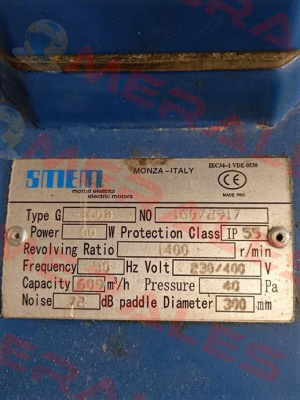 SERVO VENTILATION KIT 160 Smem