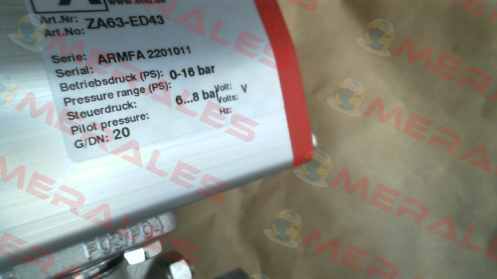 ZA63-ED43(DN20) End Armaturen