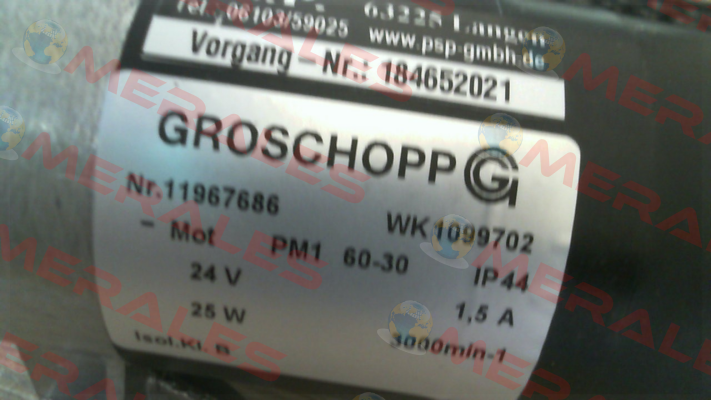 PM1 60-30 Groschopp
