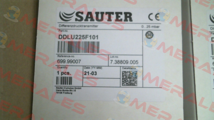 DDLU225F101 Sauter